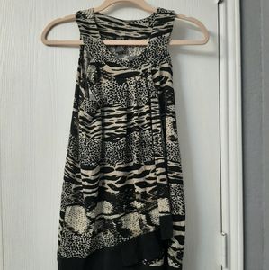 SHANNON Ford Animal print blouse